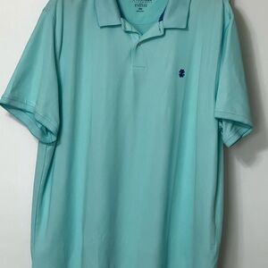 Izod Blue Polo Shirt Casual Comfort
